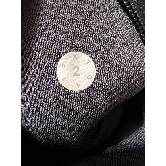 Lululemon Pace Rival Crop 22" Mid-Rise Black Luxtreme Running Leggings Size 2 - Picture 7 of 11